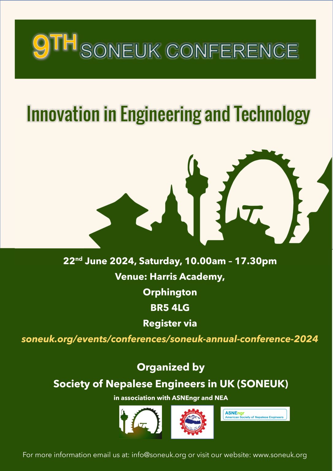 9th SONEUK Conference