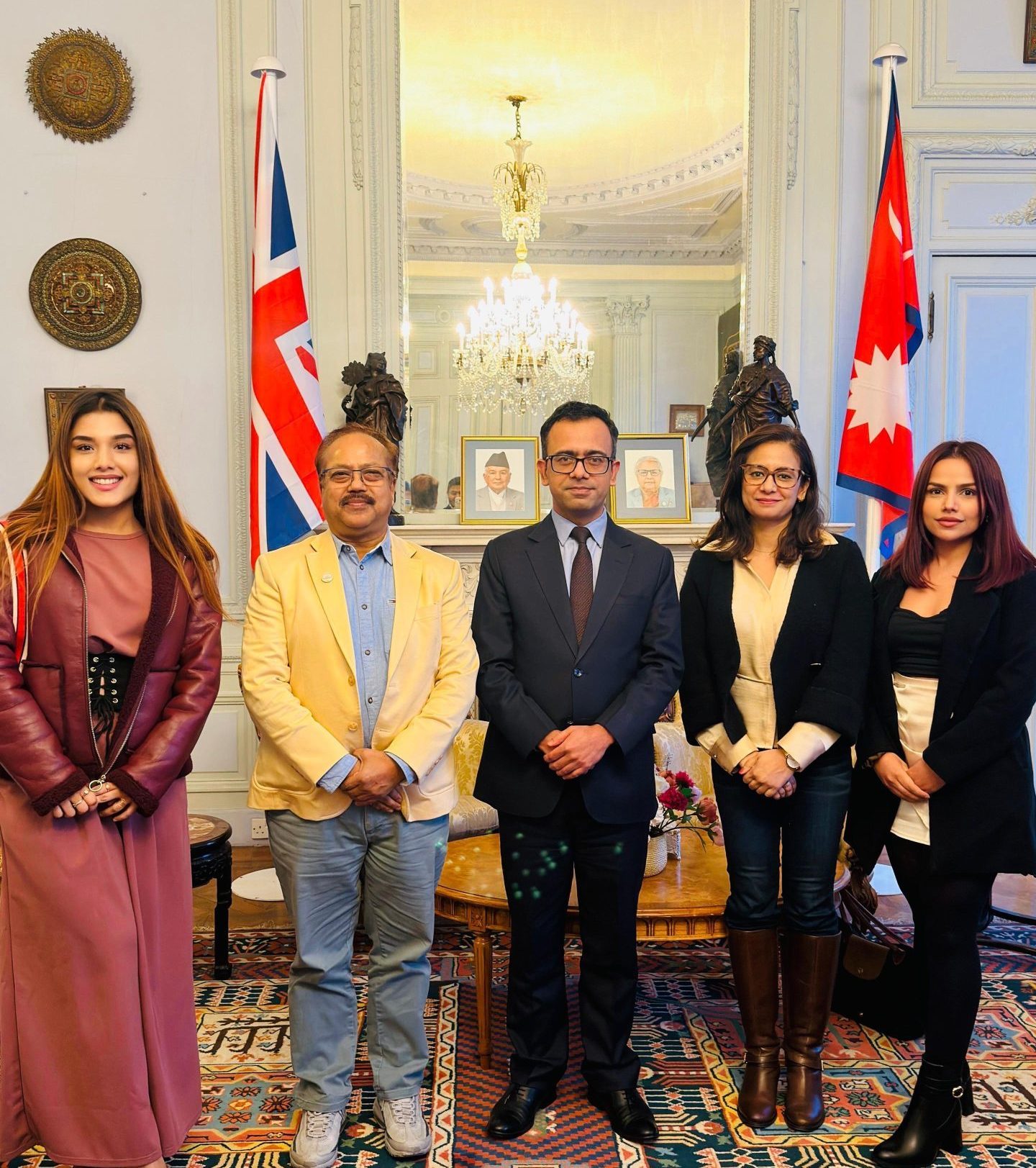 Meeting held at Nepali embassy to organise Int’l Women in Engineering Day